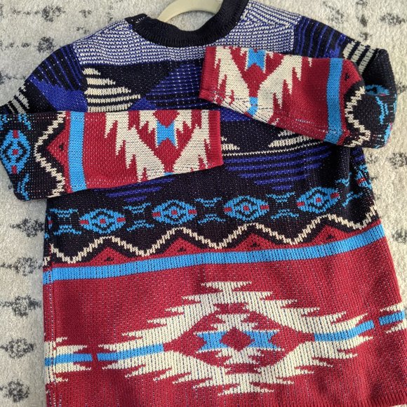 Southwest Aztec Cardigan Sweater - Picture 2 of 5